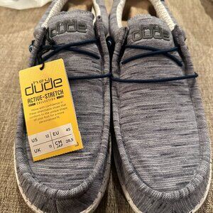 HEY DUDE Wally stretch fleece navy white 12